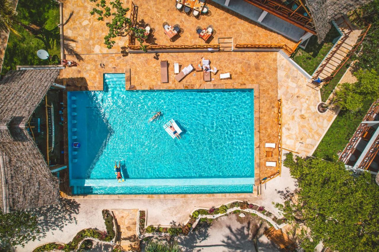 Zanzibella Hotel & Spa Kiwengwa  Dış mekan fotoğraf Aerial view of the swimming pool at the Hotel